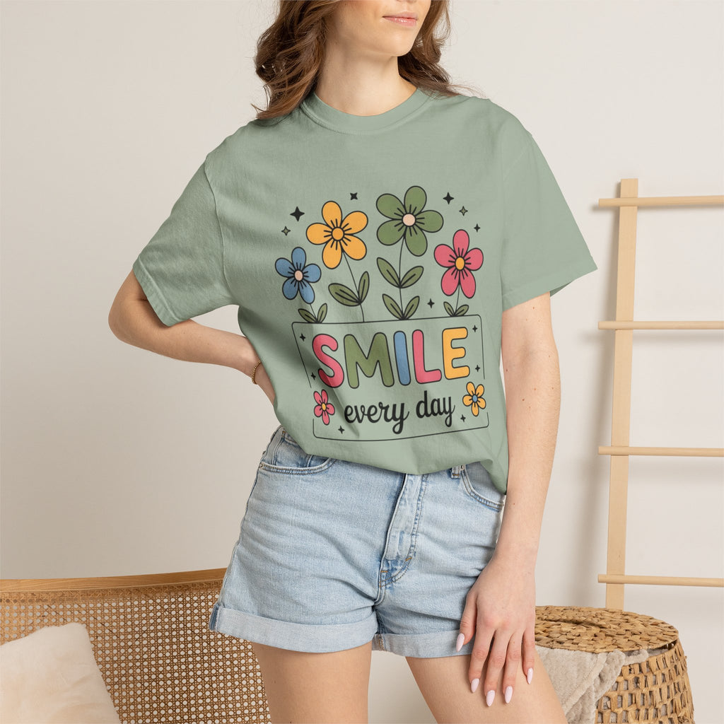 Smile Every Day Floral T-Shirt