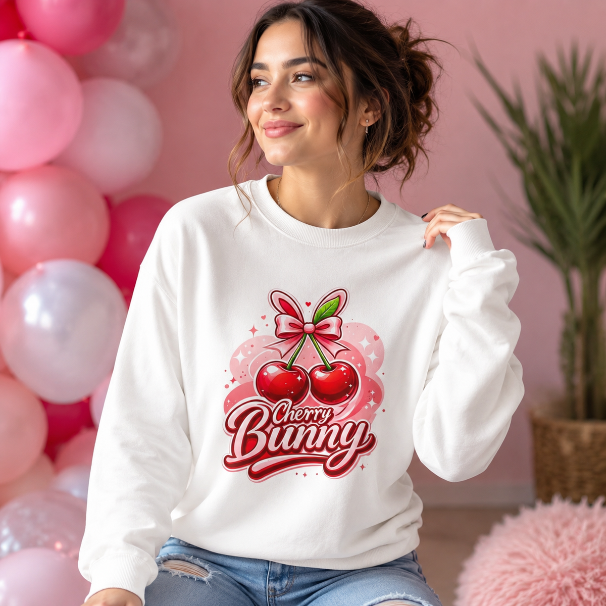Cherry Bunny Sweatshirt