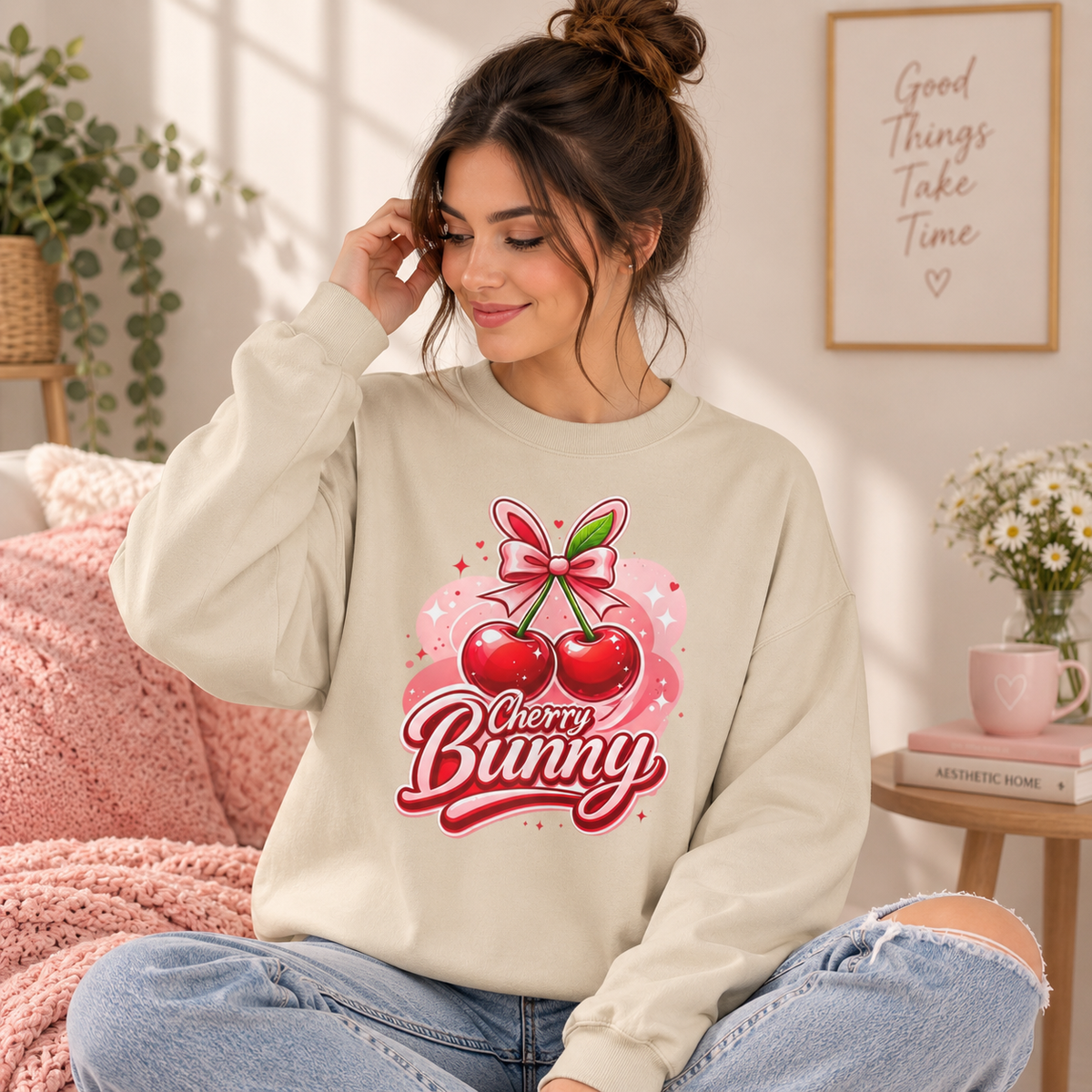 Cherry Bunny Sweatshirt