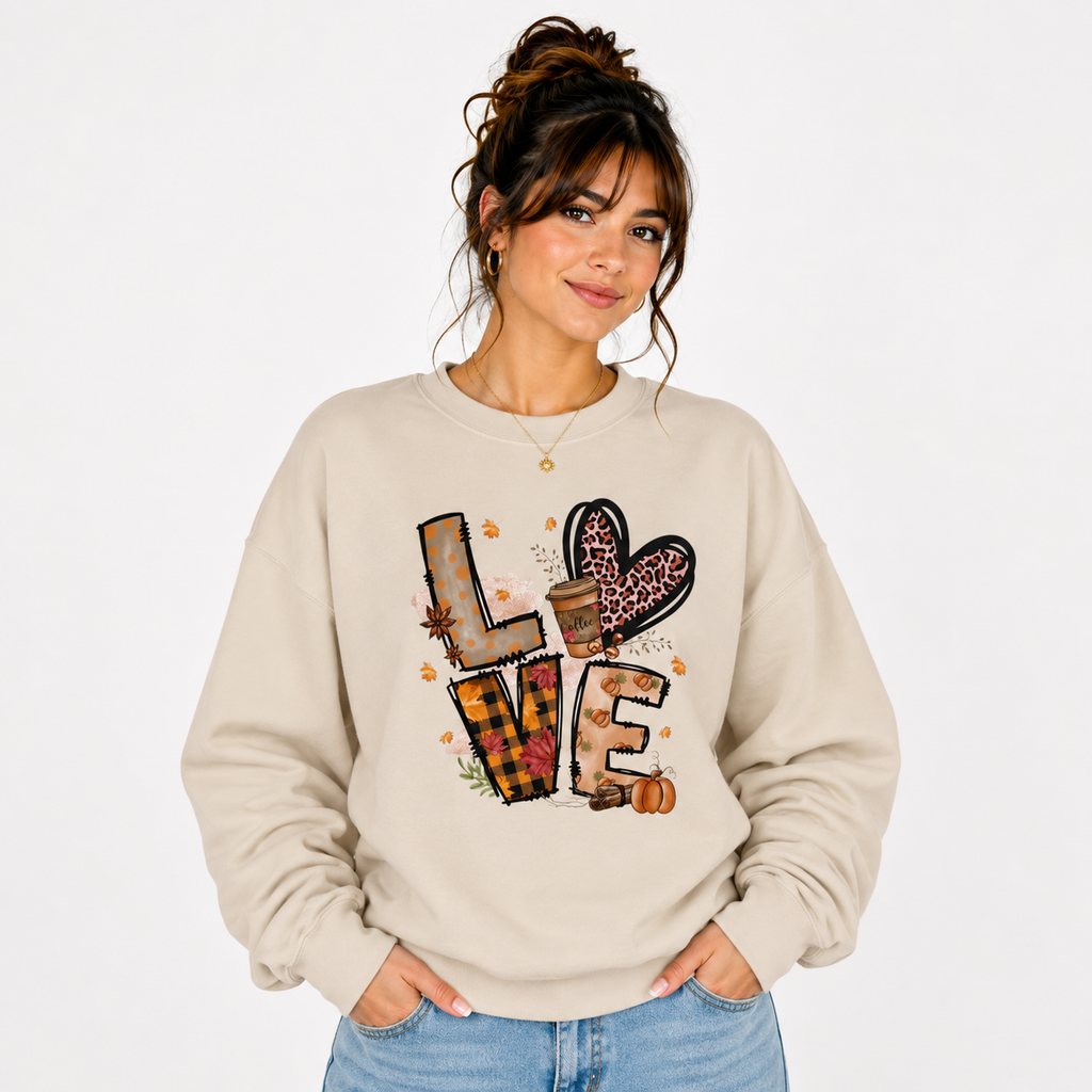 Love Fall Crewneck Sweatshirt
