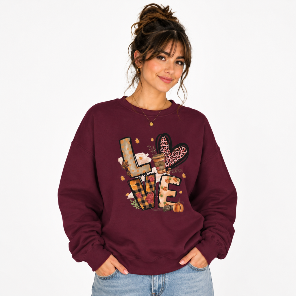 Love Fall Crewneck Sweatshirt