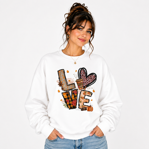 Love Fall Crewneck Sweatshirt